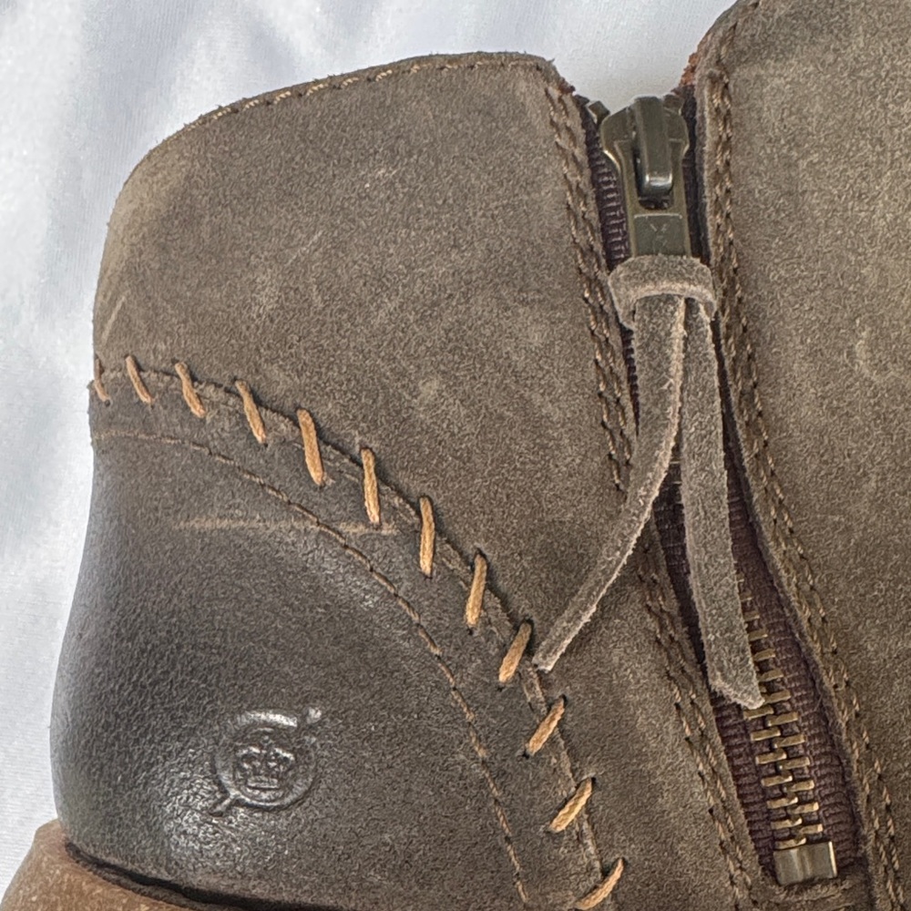 Born Khaki Ankle Booties - Picture 4 of 7